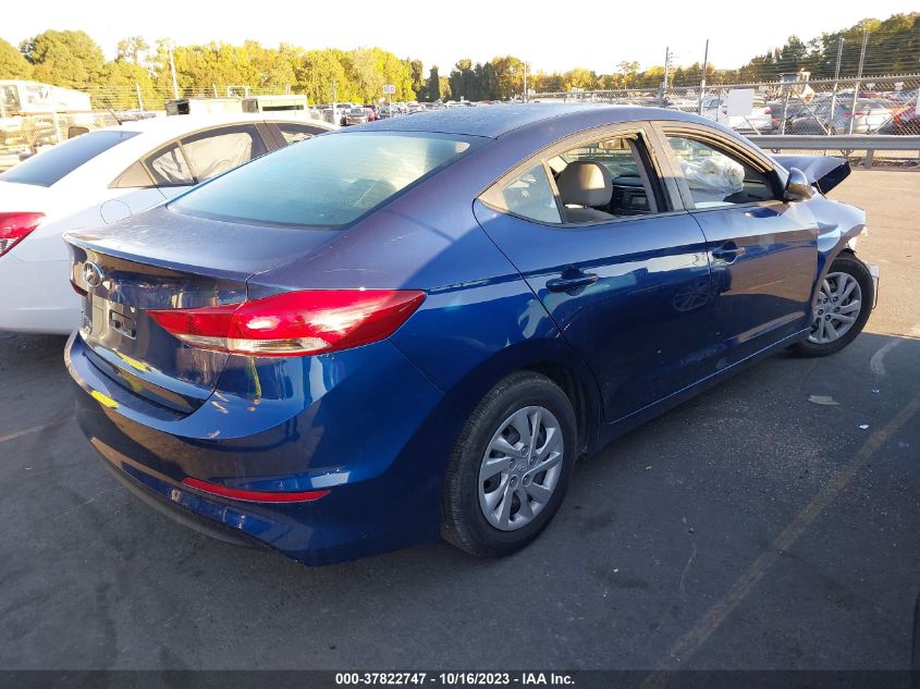 VIN 5NPD74LF6JH261027 2018 HYUNDAI ELANTRA SE