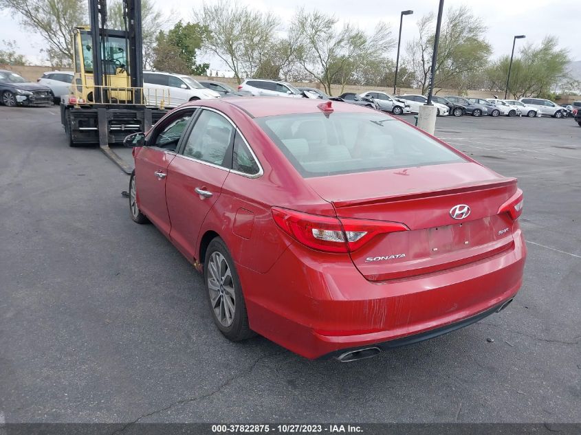 2017 HYUNDAI SONATA SPORT - 5NPE34AF7HH483282