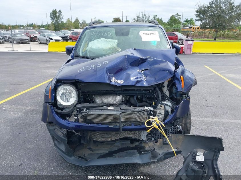 2018 JEEP RENEGADE LATITUDE - ZACCJABB5JPJ60012