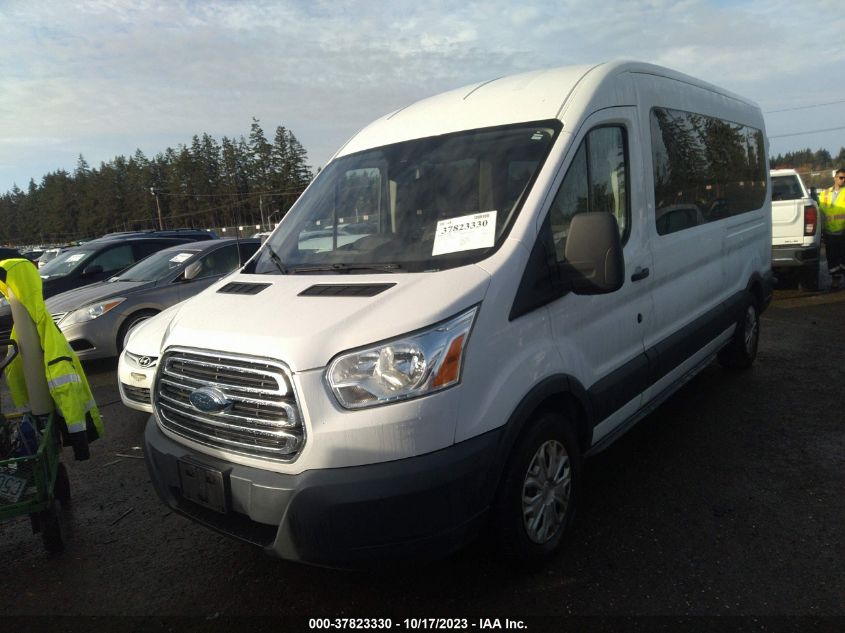2015 FORD TRANSIT WAGON XL/XLT - 1FBAX2CG6FKA79809