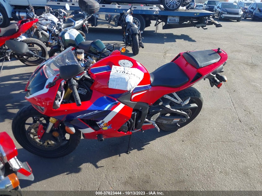 VIN JH2PC40H2MK700011 2021 HONDA CBR600 RA