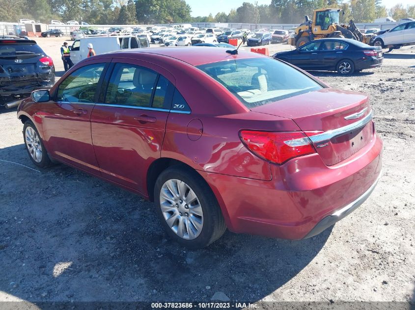 2013 CHRYSLER 200 LX - 1C3CCBABXDN561643