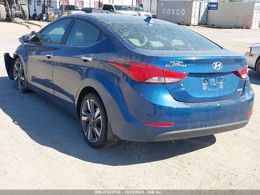 2016 HYUNDAI ELANTRA LIMITED - KMHDH4AE8GU477110