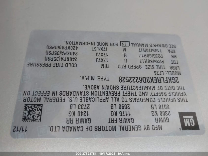 2013 GMC TERRAIN SLE - 2GKFLREK8D6222528
