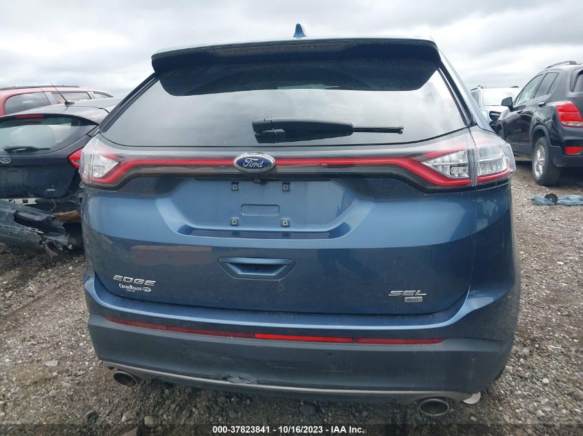 2018 FORD EDGE SEL - 2FMPK4J83JBC10334