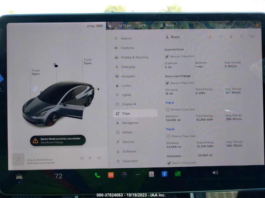 2020 TESLA MODEL 3 LONG RANGE - 5YJ3E1EB6LF616810