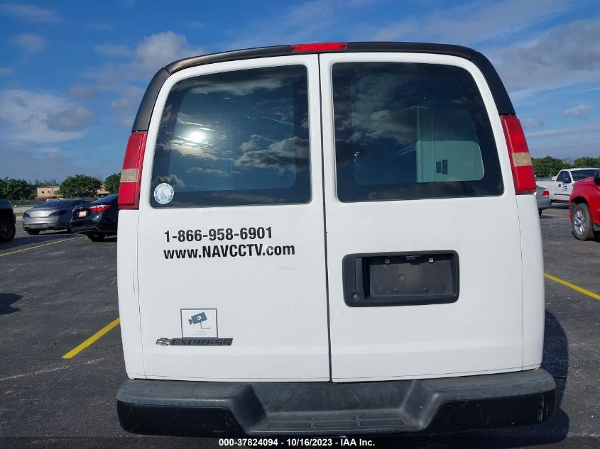 2014 CHEVROLET EXPRESS 2500 WORK VAN 1GCWGFCA7E1198798