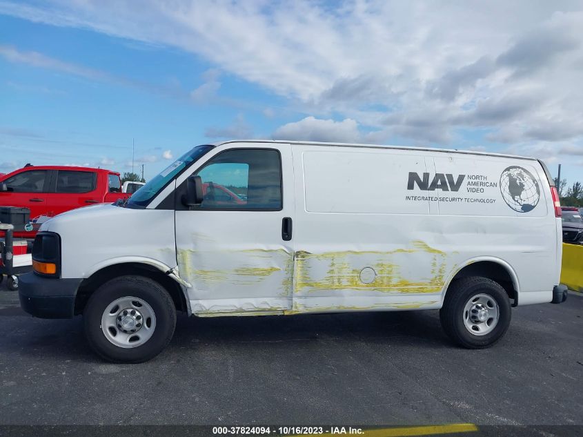 2014 CHEVROLET EXPRESS 2500 WORK VAN 1GCWGFCA7E1198798