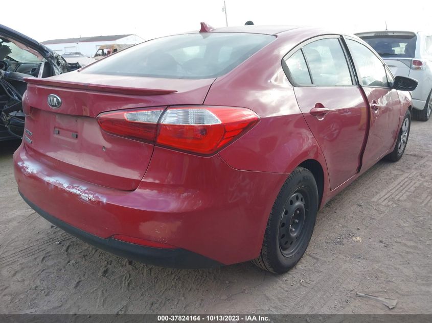 2014 KIA FORTE LX - KNAFK4A68E5048254
