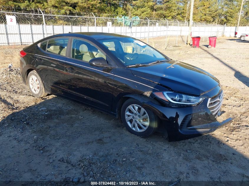 2017 HYUNDAI ELANTRA SE - KMHD74LF6HU089657