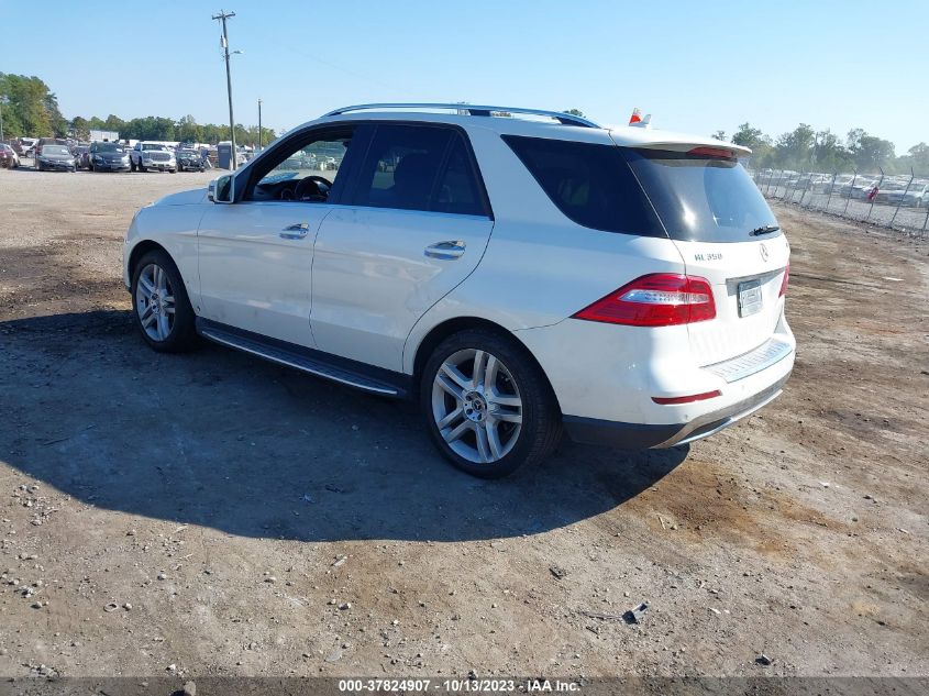 2013 MERCEDES-BENZ M-CLASS ML 350 4JGDA5HB1DA125022