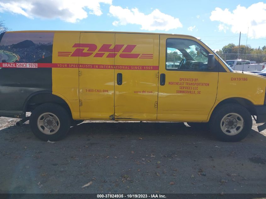 2019 CHEVROLET EXPRESS 2500 WORK VAN 1GCWGAFP5K1337163