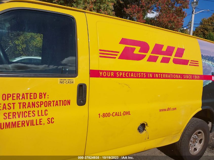 2019 CHEVROLET EXPRESS 2500 WORK VAN 1GCWGAFP5K1337163