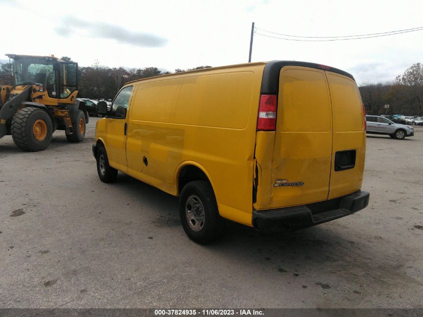 2019 CHEVROLET EXPRESS 2500 WORK VAN 1GCWGAFP5K1337163