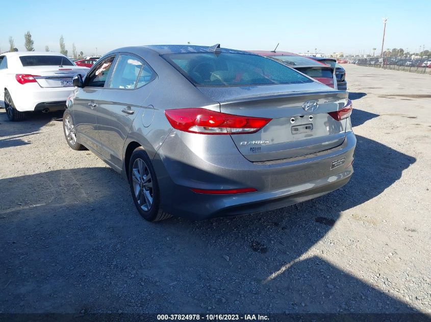 2017 HYUNDAI ELANTRA SE - KMHD84LF6HU227470