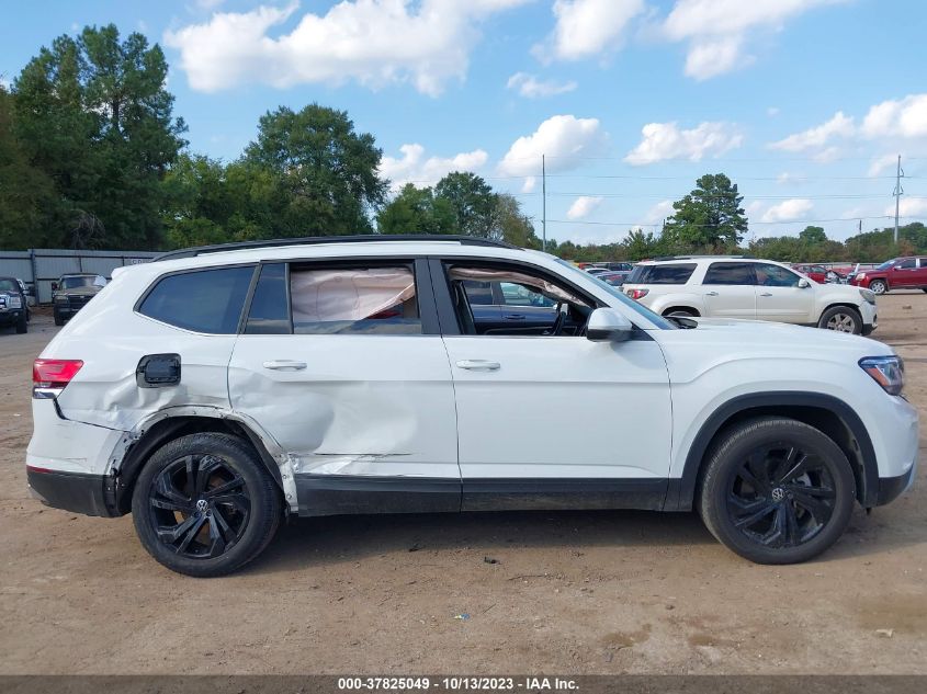 2022 VOLKSWAGEN ATLAS 3.6L V6 SE W/TECHNOLOGY - 1V2HR2CA9NC545451