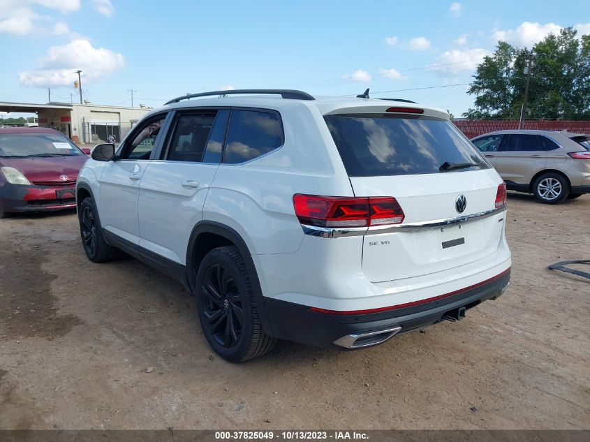 2022 VOLKSWAGEN ATLAS 3.6L V6 SE W/TECHNOLOGY - 1V2HR2CA9NC545451