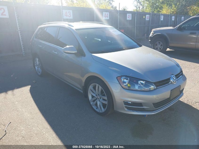 2015 VOLKSWAGEN GOLF SPORTWAGEN TDI SEL - 3VWCA7AU9FM516221