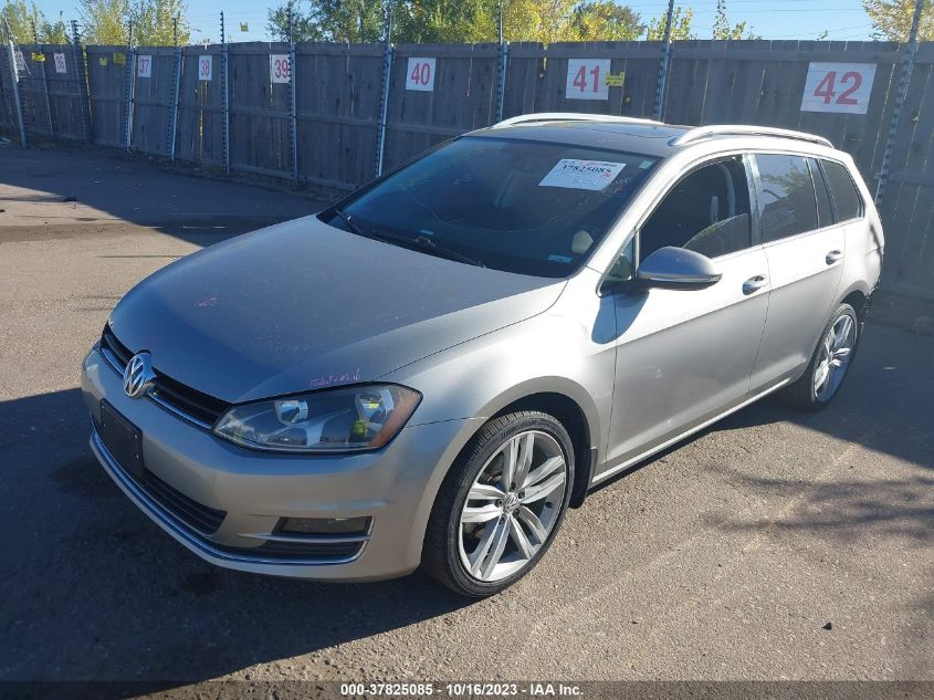 2015 VOLKSWAGEN GOLF SPORTWAGEN TDI SEL - 3VWCA7AU9FM516221