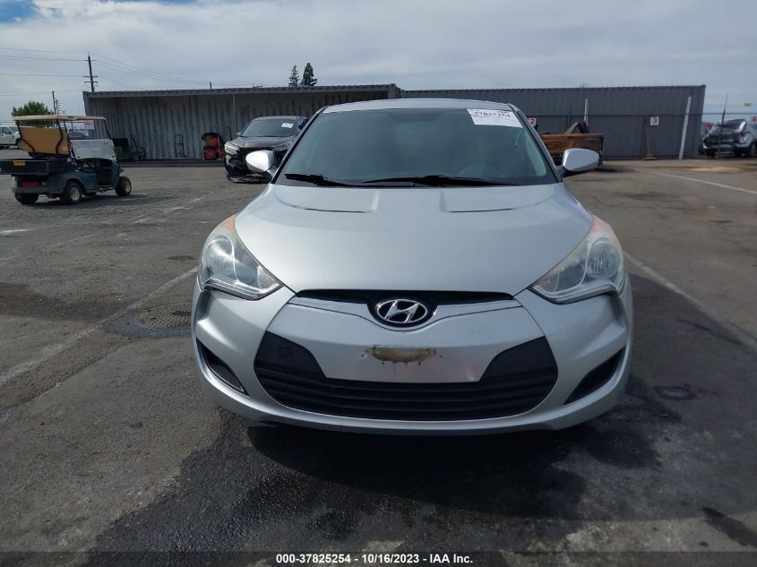2013 HYUNDAI VELOSTER W/BLACK INT - KMHTC6AD3DU143849