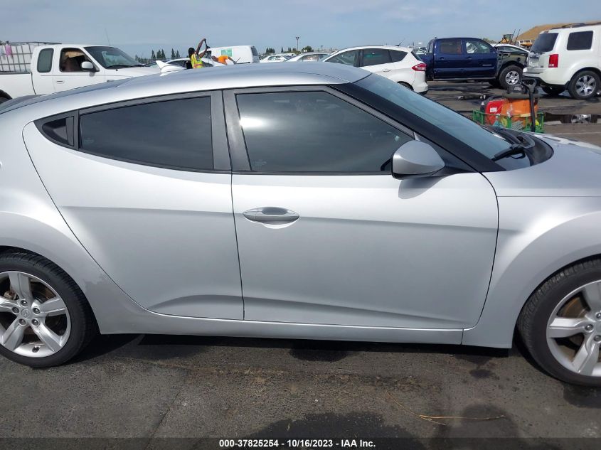2013 HYUNDAI VELOSTER W/BLACK INT - KMHTC6AD3DU143849