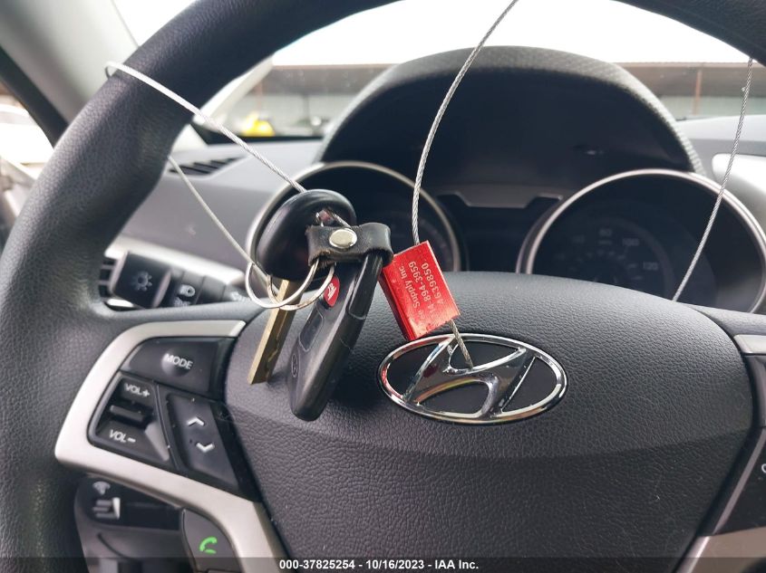 2013 HYUNDAI VELOSTER W/BLACK INT - KMHTC6AD3DU143849