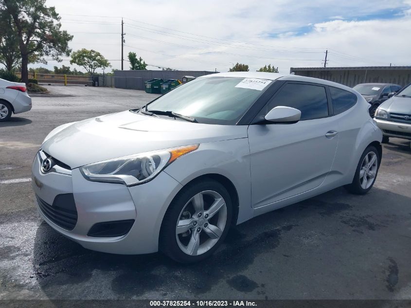 2013 HYUNDAI VELOSTER W/BLACK INT - KMHTC6AD3DU143849