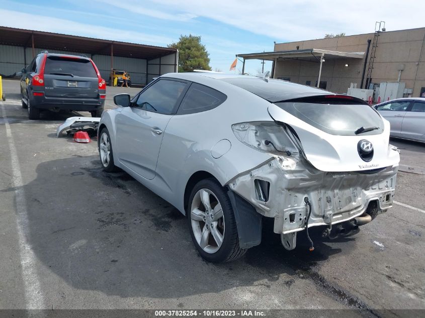 2013 HYUNDAI VELOSTER W/BLACK INT - KMHTC6AD3DU143849