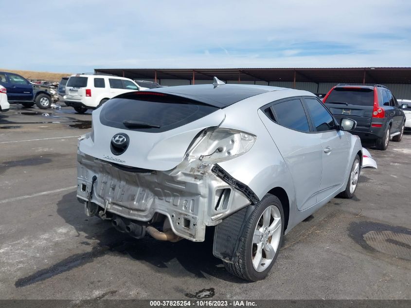 2013 HYUNDAI VELOSTER W/BLACK INT - KMHTC6AD3DU143849