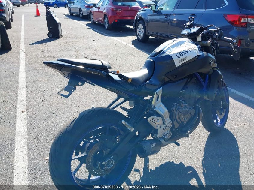 2015 YAMAHA FZ07 JYARM06E5FA001111