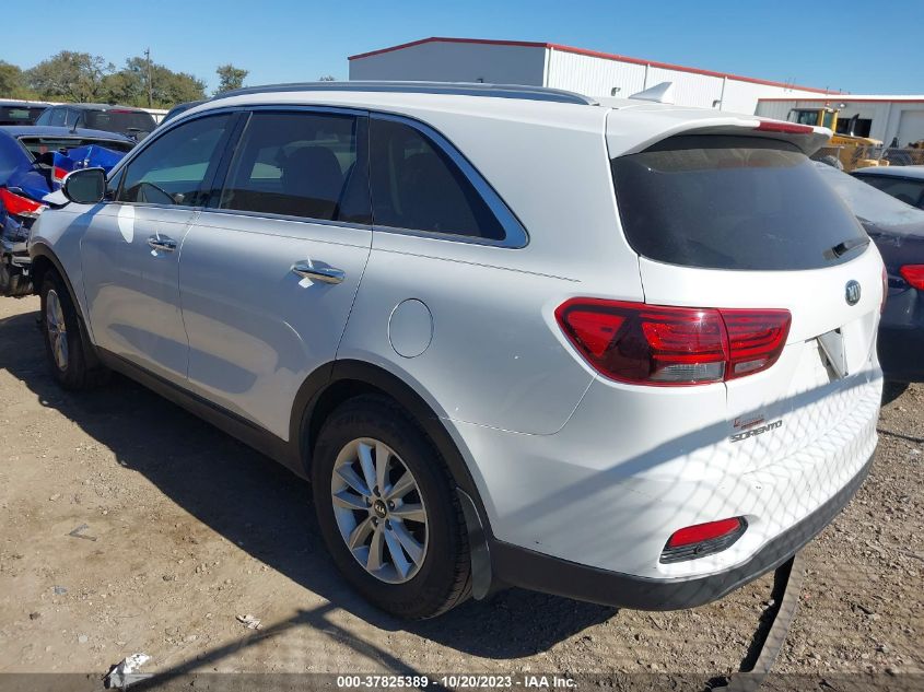 2019 KIA SORENTO LX - 5XYPG4A32KG437389