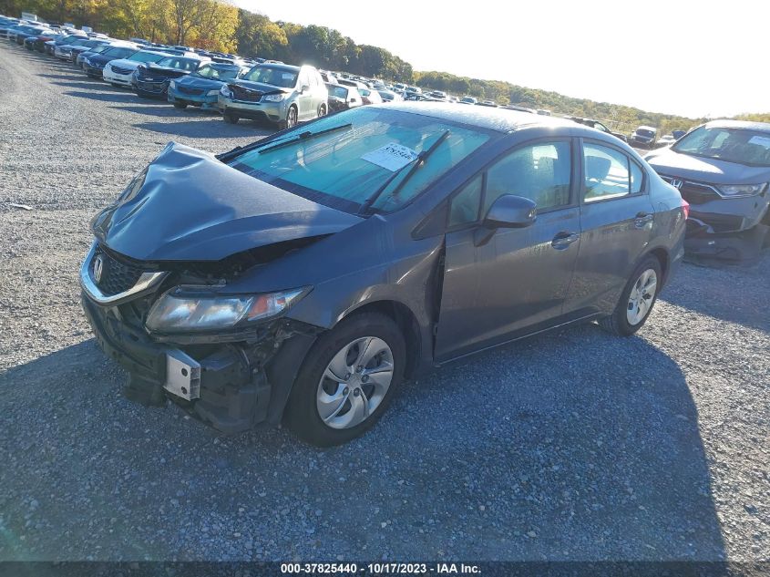 2013 HONDA CIVIC SDN LX 2HGFB2F57DH574424