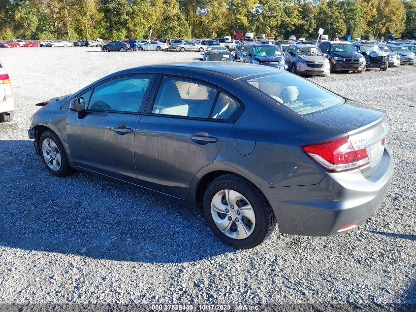 2013 HONDA CIVIC SDN LX 2HGFB2F57DH574424