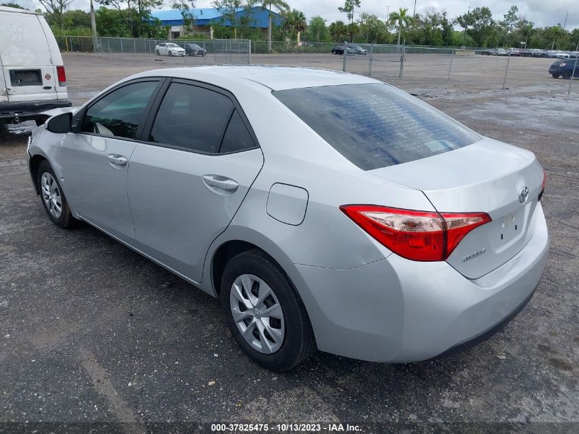2019 TOYOTA COROLLA L/LE/SE/XLE/XSE - 2T1BURHE7KC209004