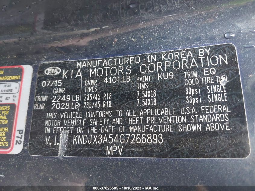 2016 KIA SOUL ! - KNDJX3A54G7266893