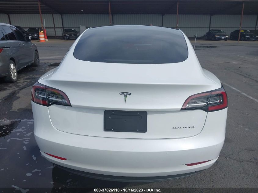2022 TESLA MODEL 3 LONG RANGE - 5YJ3E1EB4NF261364