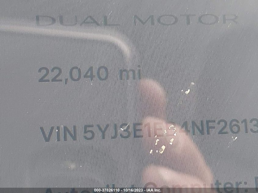 2022 TESLA MODEL 3 LONG RANGE - 5YJ3E1EB4NF261364