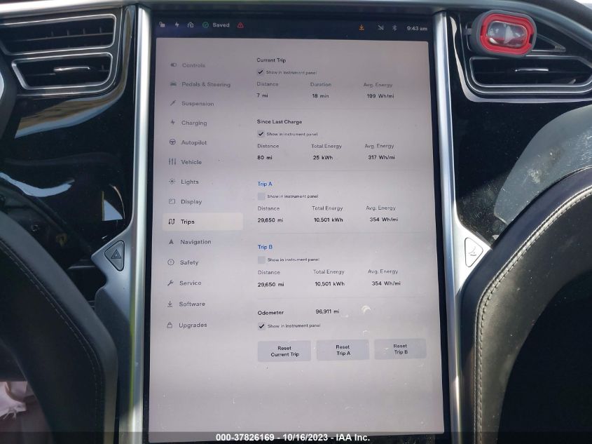 2015 TESLA MODEL S 85D/P85D/90D/P90D - 5YJSA1H40FF086049