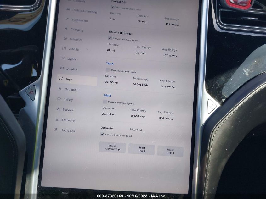 2015 TESLA MODEL S 85D/P85D/90D/P90D - 5YJSA1H40FF086049