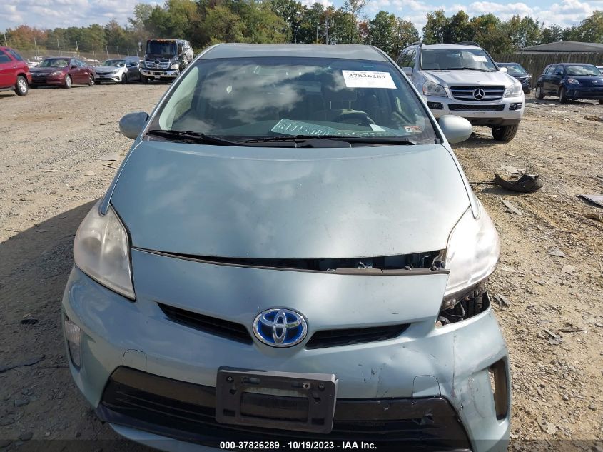 2013 TOYOTA PRIUS ONE/TWO/THREE/FOUR/FIVE - JTDKN3DU0D5640100