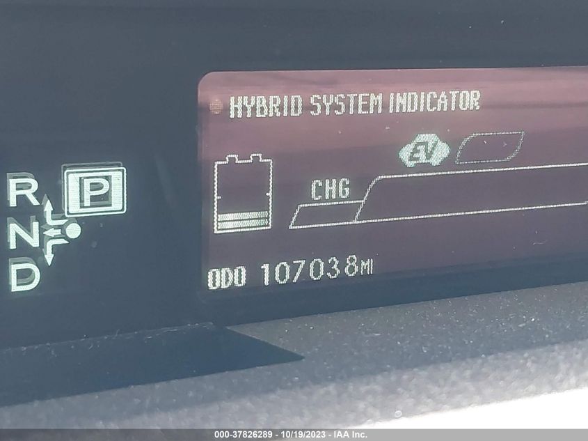 2013 TOYOTA PRIUS ONE/TWO/THREE/FOUR/FIVE - JTDKN3DU0D5640100