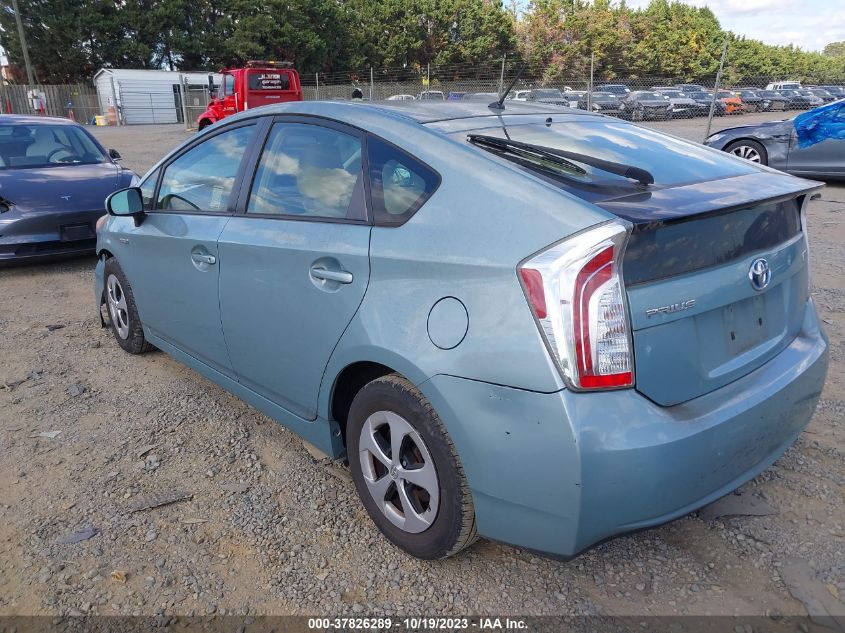 2013 TOYOTA PRIUS ONE/TWO/THREE/FOUR/FIVE - JTDKN3DU0D5640100