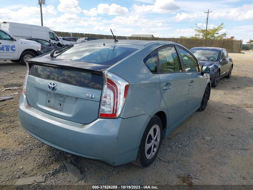 2013 TOYOTA PRIUS ONE/TWO/THREE/FOUR/FIVE - JTDKN3DU0D5640100