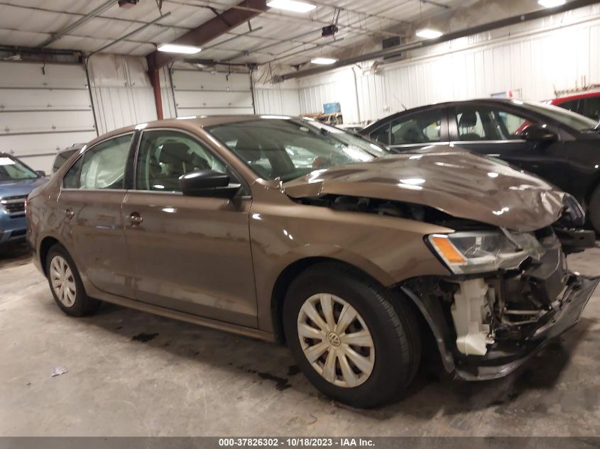 2013 VOLKSWAGEN JETTA SEDAN BASE/S/S W/SUNROOF 3VW2K7AJ0DM283874