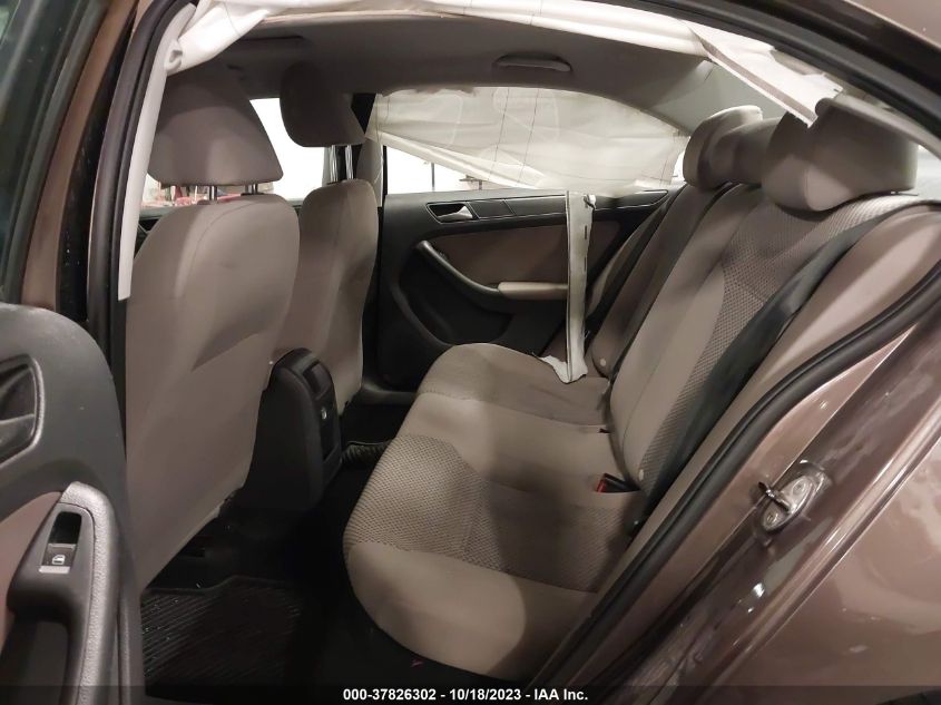 2013 VOLKSWAGEN JETTA SEDAN BASE/S/S W/SUNROOF 3VW2K7AJ0DM283874