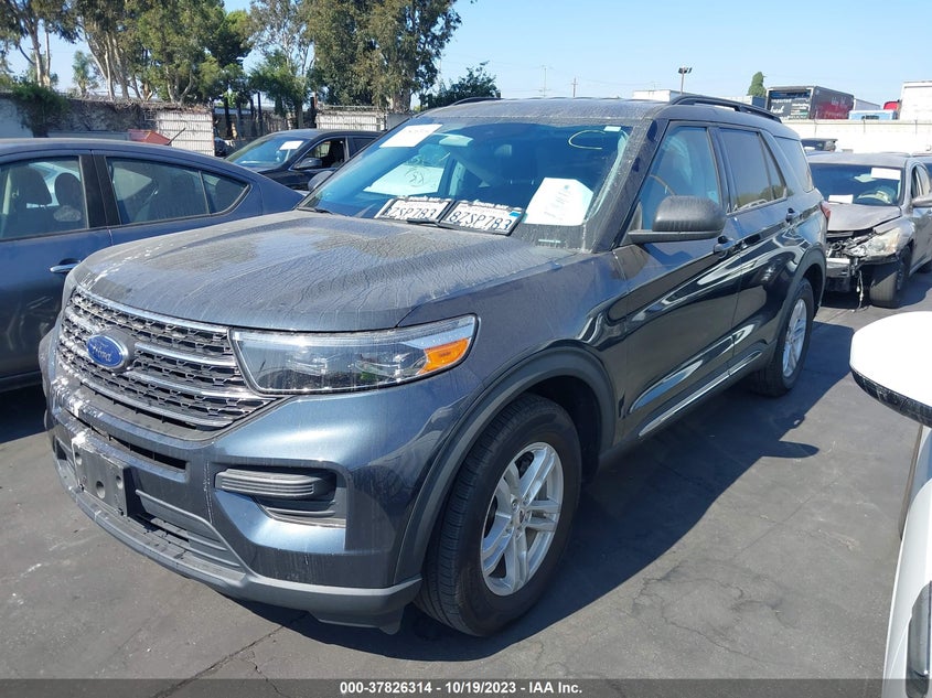 VIN 1FMSK7DH3NGA08647 2022 FORD EXPLORER XLT