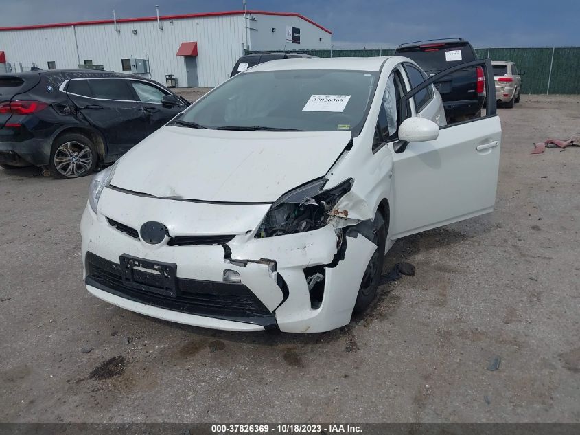 2015 TOYOTA PRIUS FOUR - JTDKN3DU9F0435407