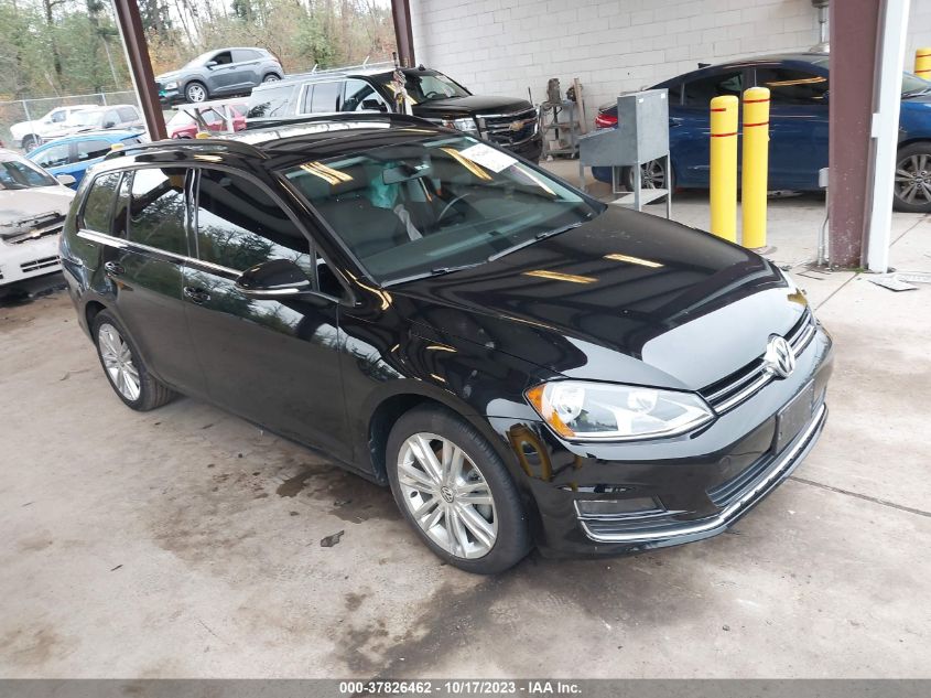 2015 VOLKSWAGEN GOLF SPORTWAGEN TDI SE 4-DOOR - 3VWCA7AU4FM516675