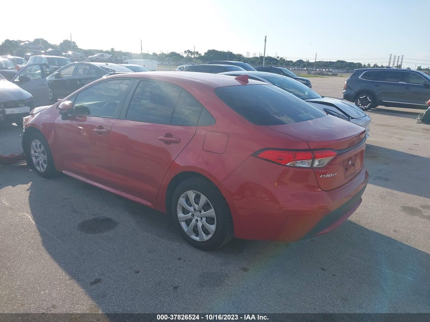 VIN JTDEPMAE3MJ145696 2021 TOYOTA COROLLA LE