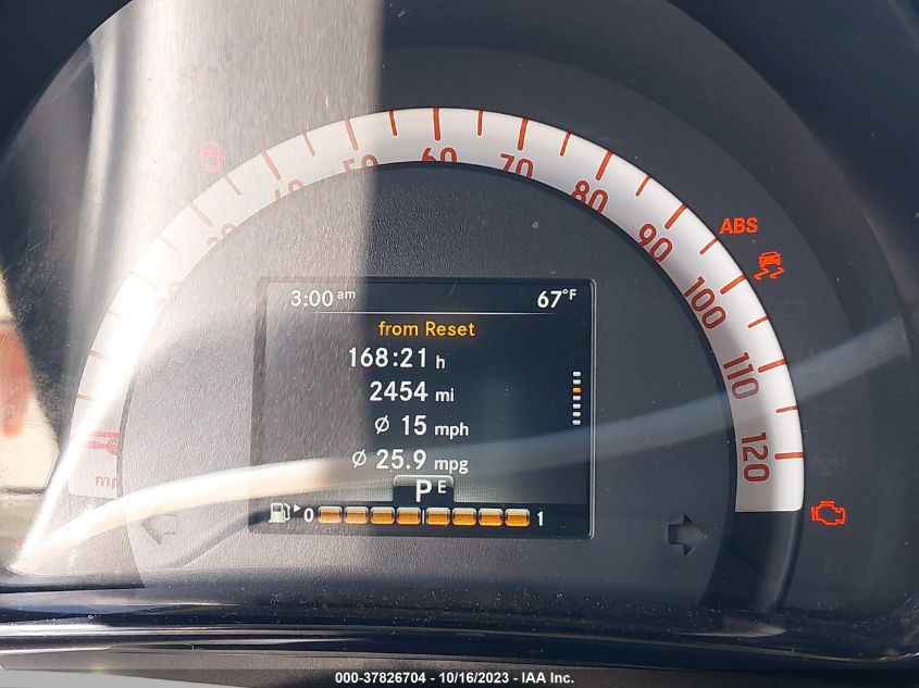 2016 SMART FORTWO PASSION/PRIME/PROXY/PURE WMEFJ5DAXGK076168